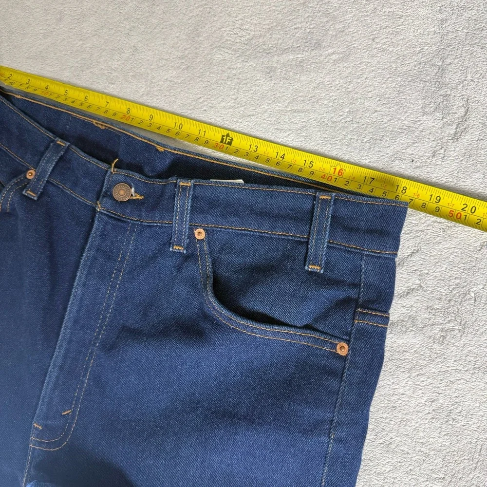 Vintage Levi's 517 Jeans Men's 38x30 Orange Tab Dark Wash Bootcut USA 4182